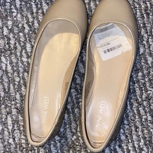 Nine West slip on dress shoes.